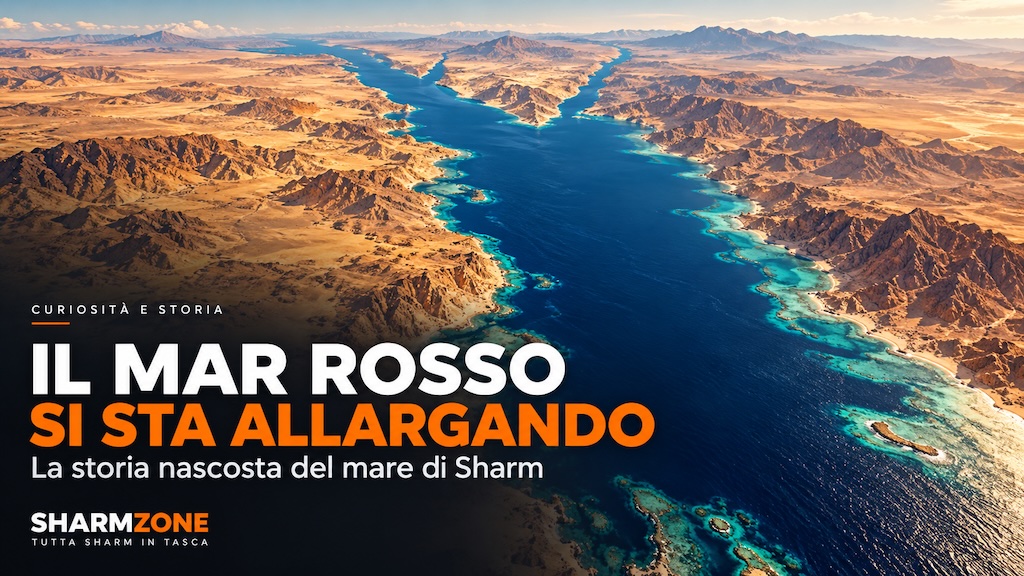 Il Mar Rosso si sta allargando: la storia nascosta del mare di Sharm