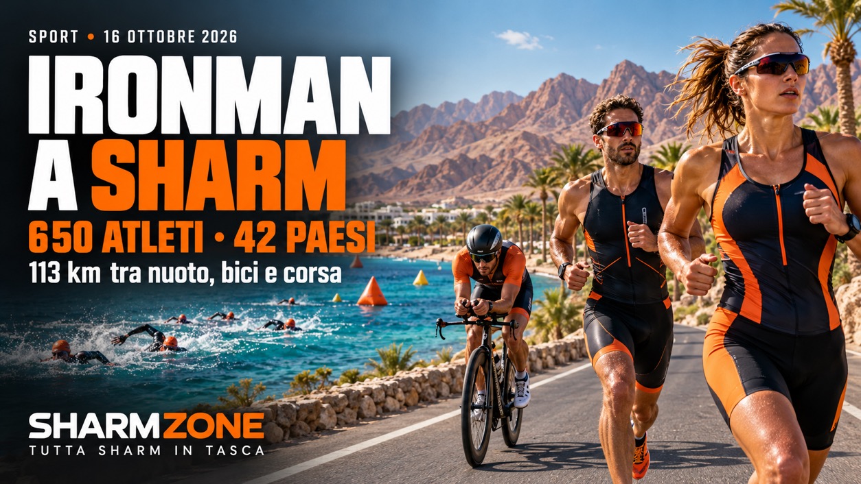 IRONMAN a Sharm: 650 atleti da 42 Paesi per una sfida lunga 113 km